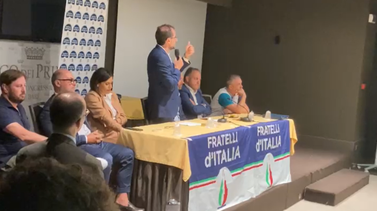 Fratelli d’Italia, Gemmato: «Melchiorre non sarà il candidato sindaco del centrodestra nel 2024» – VIDEO