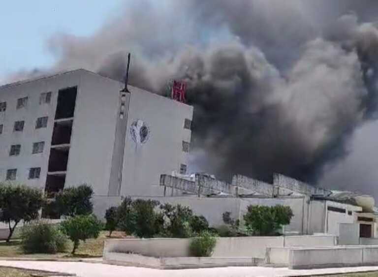 Incendio all’ospedale “Miulli” di Acquaviva delle Fonti: fiamme dalla zona del Pronto soccorso – VIDEO