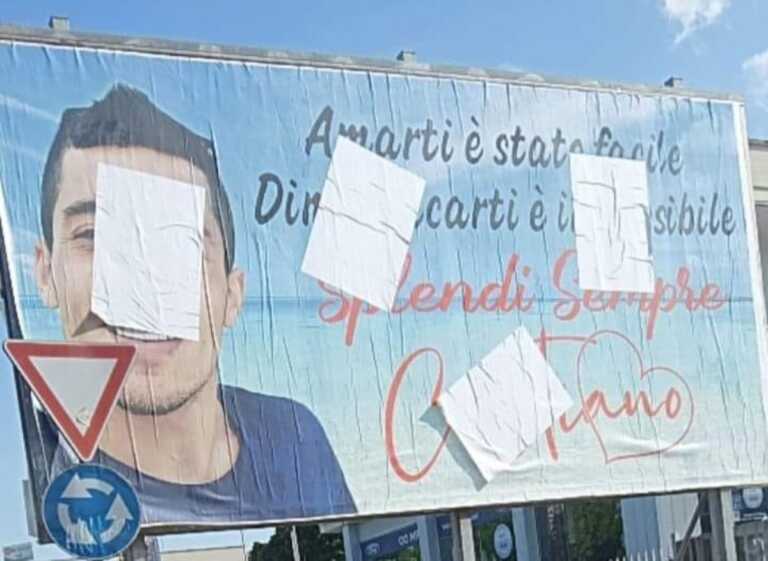 Cavallino, oscurato il manifesto che ricorda un giovane morto in moto. È polemica