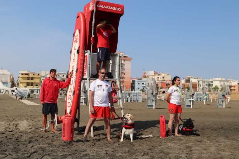 A Margherita di Savoia il mare è senza barriere: l’accesso in acqua è garantito anche ai più fragili