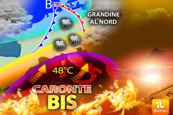 Galleria foto 'Meteo, ecco Caronte Bis: fino a 48°C al Sud. Ma tornano temporali al Nord' - foto 1