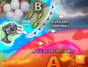 Galleria foto 'Meteo, tregua dopo il caldo record. Al Nord ancora forti temporali' - foto 1