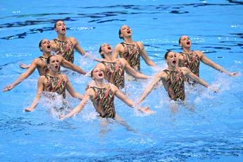 Galleria foto 'Mondiali nuoto Fukuoka 2023, artistico: Italia argento in tecnico a squadre' - foto 1