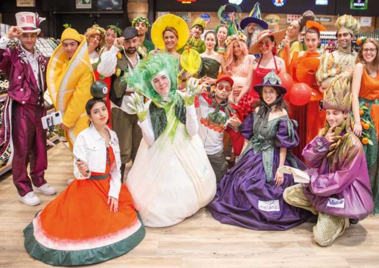 Spettacoli alla frutta, format del Gruppo Megamark con protagonisti i prodotti ortofrutticoli