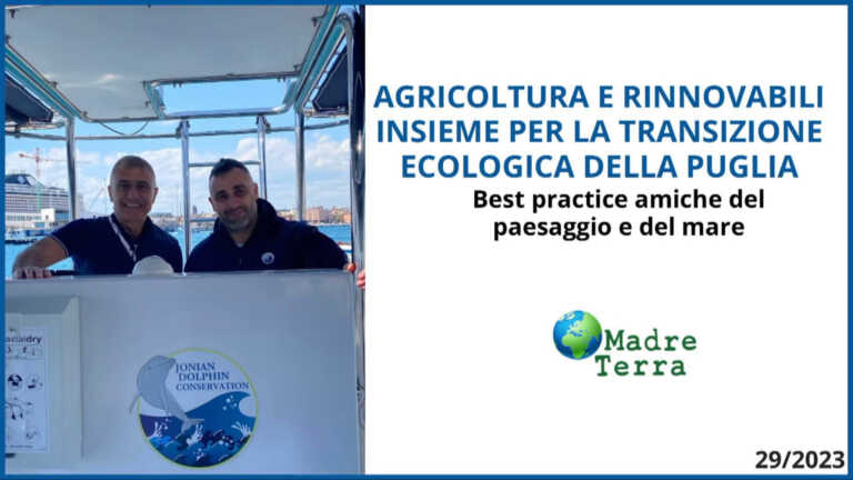 Galleria foto 'Madre Terra – Agricoltura e rinnovabili, convegno il 28/7 a Taranto' - foto 1