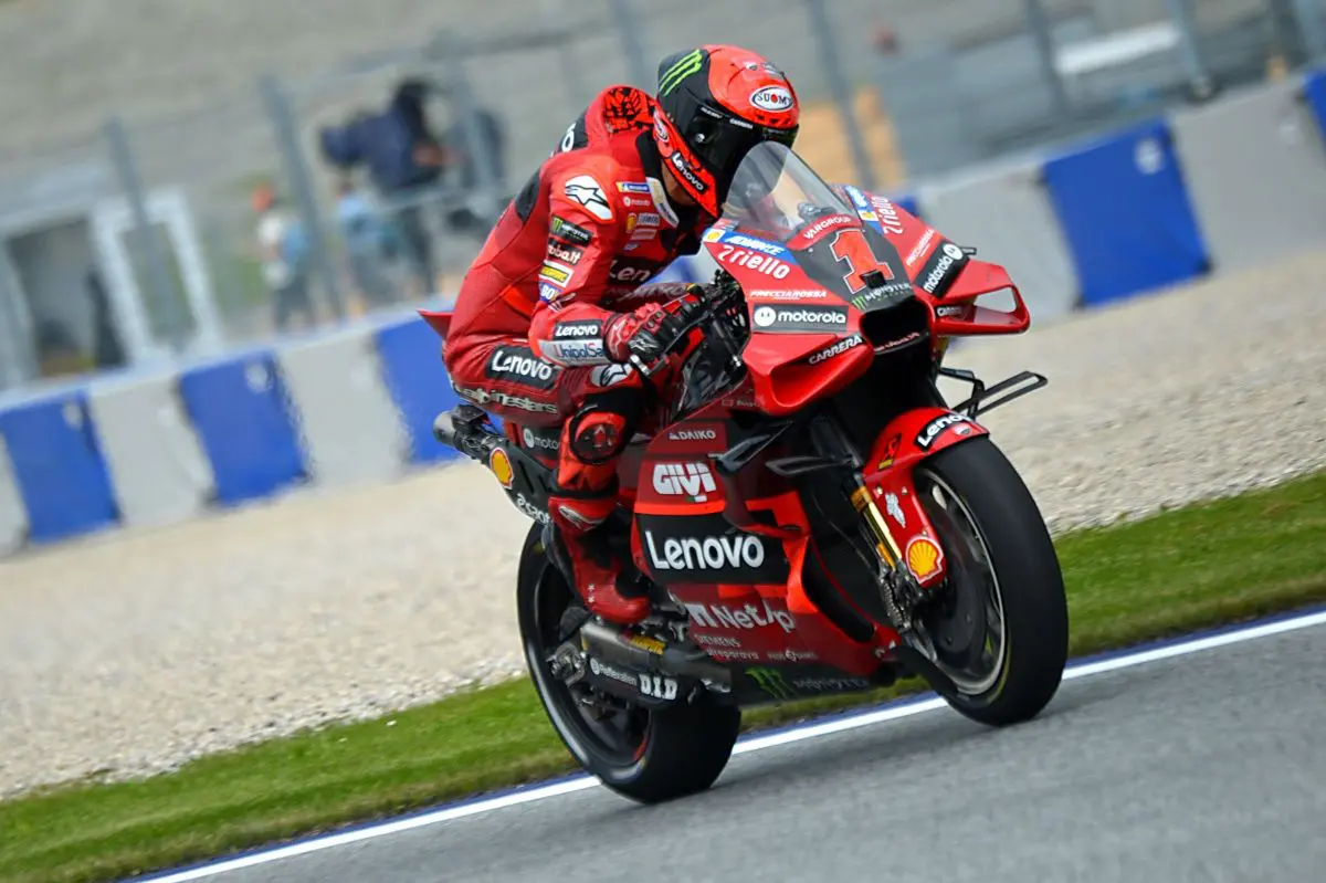 Galleria foto 'Bagnaia imprendibile, vince la Sprint Race in Austria' - foto 1