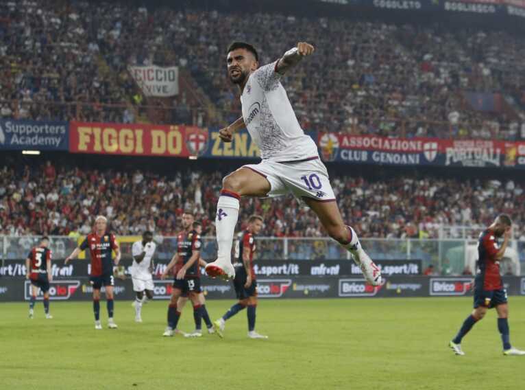 Galleria foto 'Fiorentina scatenata al Ferraris, Genoa travolto 4-1' - foto 1