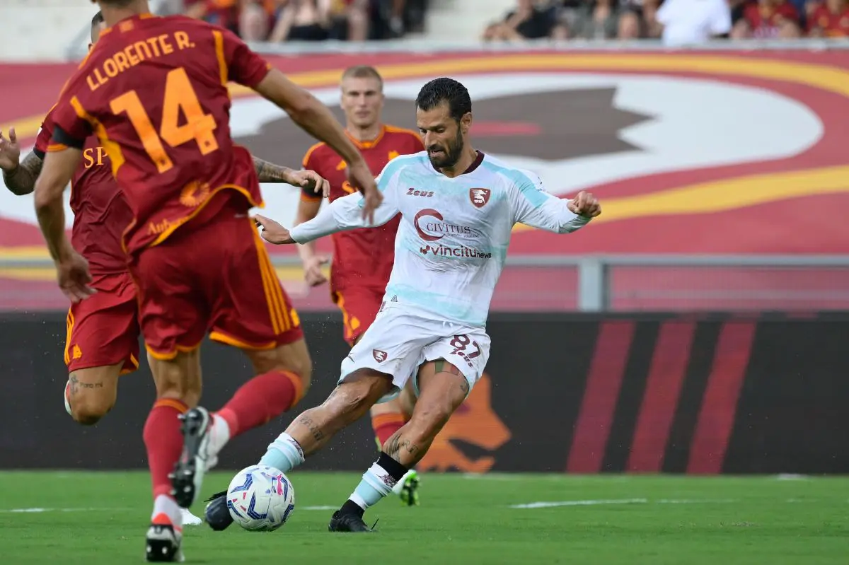 Galleria foto 'Doppiette di Belotti e Candreva, Roma-Salernitana 2-2' - foto 1