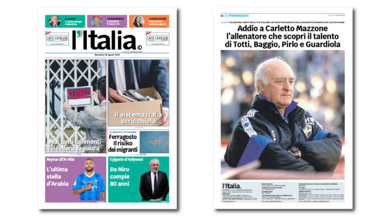 L’Italia del 20 agosto 2023
