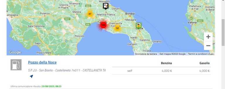 Galleria foto '«Benzina a 4 euro in un distributore di Castellaneta»: la denuncia dell’Unione dei consumatori' - foto 2