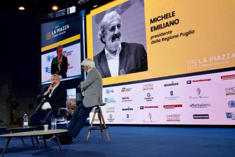 Emiliano a “La piazza”: «Limite al terzo mandato? C’è solo per sindaci e presidenti di Regione. È incostituzionale» – VIDEO