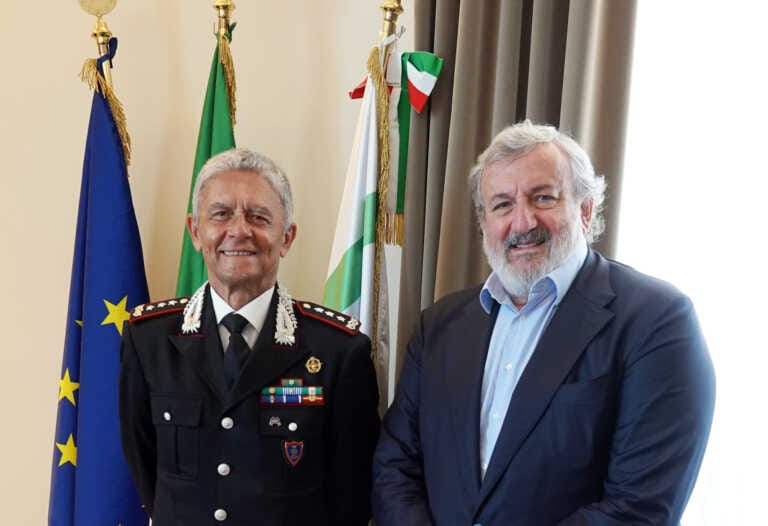 Lotta alla criminalità: Emiliano incontra De Vita, nuovo comandante interregionale carabinieri “Ogaden”