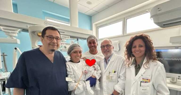 Ernia diaframmatica, il delicato intervento al Policlinico di Foggia: “la neonata sta bene”