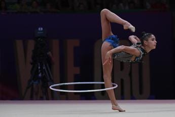 Galleria foto 'Ginnastica ritmica, Sofia Raffaeli argento al cerchio ai mondiali di Valencia' - foto 1