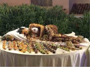 Galleria foto 'Golfo Aranci, donna ricoperta di cioccolato nel buffet di un hotel: è bufera' - foto 1