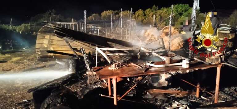Incendio in una fattoria didattica a Montalbano Jonico: nel rogo perdono la vita 10 galline e 5 asini