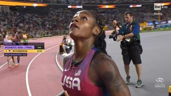 Galleria foto 'Mondiali atletica Budapest 2023, Richardson oro 100 metri donne' - foto 1