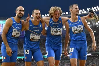 Galleria foto 'Mondiali atletica Budapest, Italia in finale con staffette 4×400' - foto 1