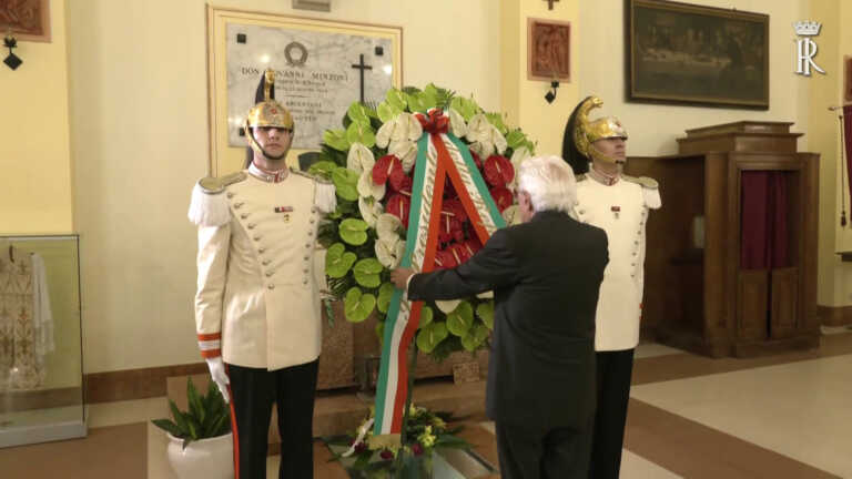 Galleria foto 'Mattarella rende omaggio a don Minzoni nel centenario della morte' - foto 1