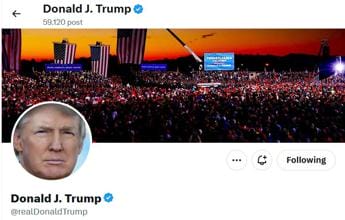 Galleria foto 'Trump, il ritorno su X a due anni dall’ultimo tweet' - foto 1