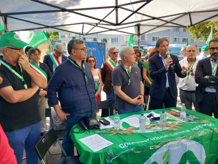 Galleria foto 'I cerealicoltori protestano davanti al porto di Bari: «Stop all’import selvaggio di grano dall’estero» – VIDEO' - foto 15