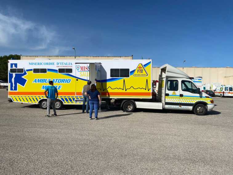 Da nord a sud della Puglia: visite gratuite per gli indigenti negli ambulatori mobili delle Misericordie