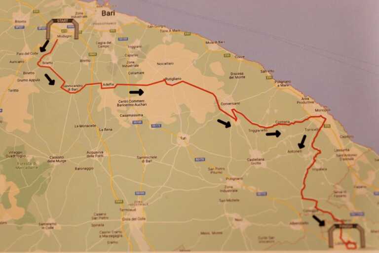 Al via il Giro di Puglia Challenge: più di 200 ciclisti si sfidano in tre tappe. A Polignano la premiazione – VIDEO