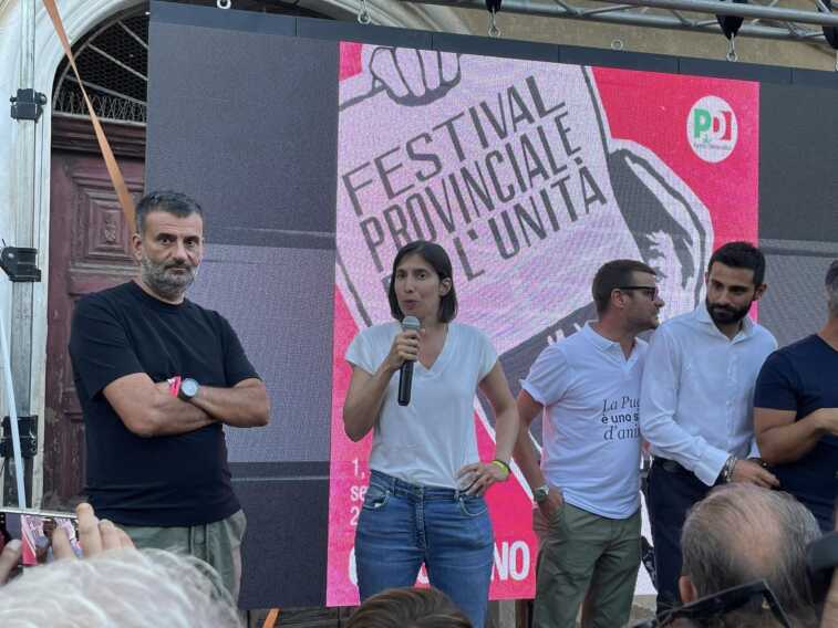 Schlein alla Festa dell’Unità di Carovigno: «Ci opporremo al disegno scellerato di autonomia differenziata»