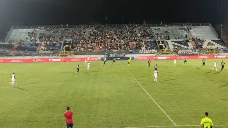 Per il Potenza la beffa arriva nel finale: gara equilibrata ma il Latina trova il gol del successo all’86’