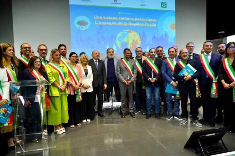 Pichetto Fratin alla firma del Patto dei sindaci per una Puglia neutrale dal punto di vista climatico – VIDEO