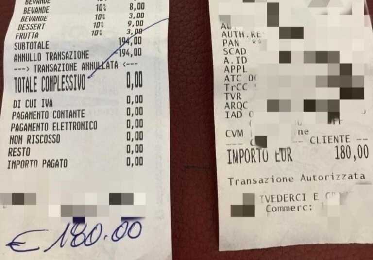 Scontrini “a importo zero” nella Bat: stretta della Guardia di finanza in bar e ristoranti della provincia