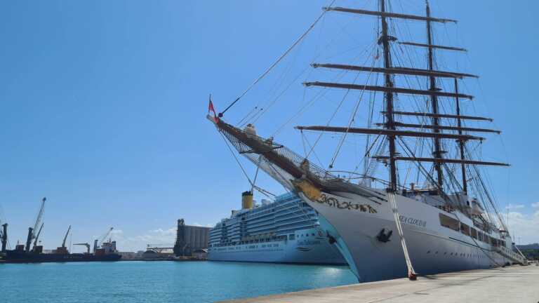 Il “veliero di lusso” arriva a Bari: in porto la Sea Cloud, crociera per 72 fortunati passeggeri