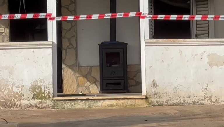 Incendio nella casa di campagna a San Michele Salentino: trovato il cadavere carbonizzato di una 71enne