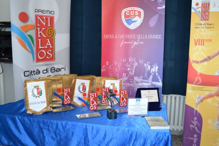 “Premio Nikolaos dello sport”, Bari premia i suoi campioni del passato, del presente e del futuro