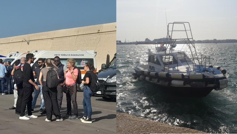Galleria foto 'La Humanity 1 in porto a Bari: a bordo 88 migranti, tra cui 11 minori e 6 donne' - foto 2