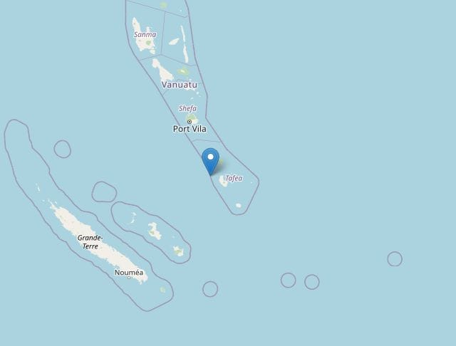 Galleria foto 'Forte scossa di terremoto di magnitudo 6 nelle isole Vanuatu' - foto 1
