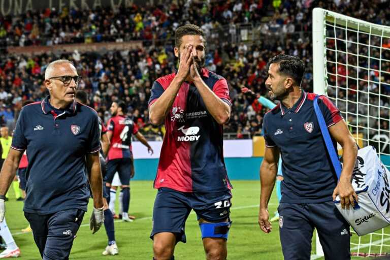 Galleria foto 'Rimonta Cagliari, 4-3 al Frosinone con super Pavoletti' - foto 1