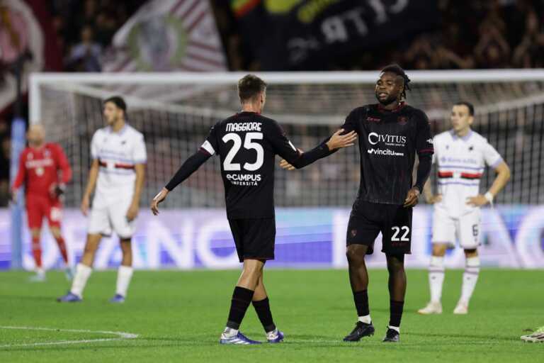 Galleria foto 'Poker alla Samp, la Salernitana sfiderà la Juve in Coppa Italia' - foto 1