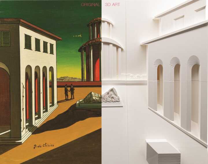 Galleria foto 'L’arte oltre il visibile: le opere “tradotte” in 3D nella pinacoteca metropolitana di Bari' - foto 1