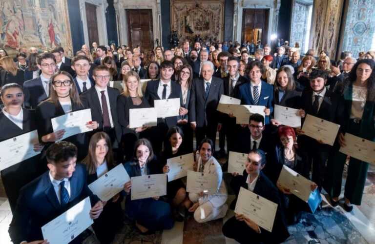 Alfieri del lavoro, i salentini Emanuele Vita e Veronica Capone insigniti da Mattarella