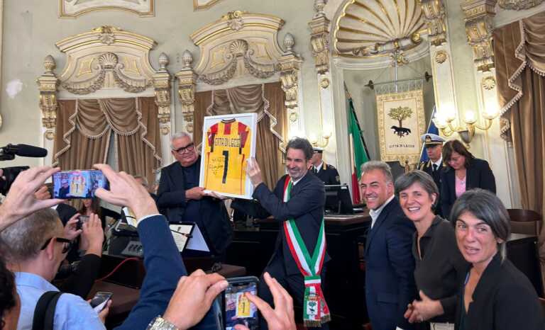 Da lavapiatti a “cuore” del Lecce: Pantaleo Corvino cittadino onorario del capoluogo salentino