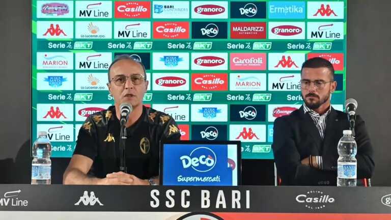Bari, Marino si presenta: «Qui per fare un calcio propositivo. C’è un organico importante»