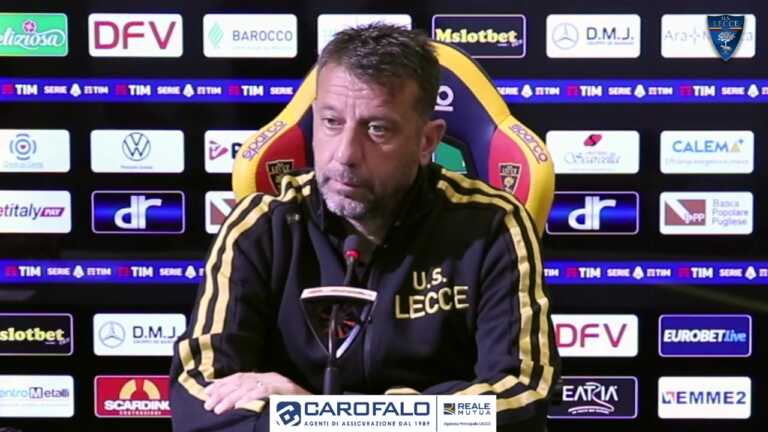 Lecce, al “Via del Mare” c’è il Sassuolo. D’Aversa: «Squadra di qualità, dobbiamo fare un’ottima prestazione»