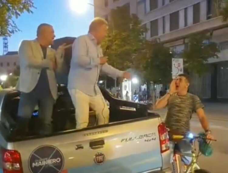 Foggia, il comizio di Mainiero e Tutolo interrotto da un “disturbatore” – VIDEO