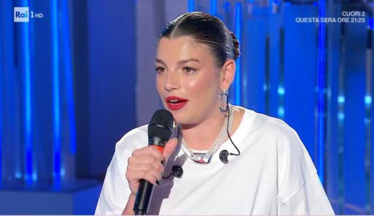 Emma Marrone a Domenica In, il dolore per il papà: «Era il mio supereroe». Poi l’appello per Admo