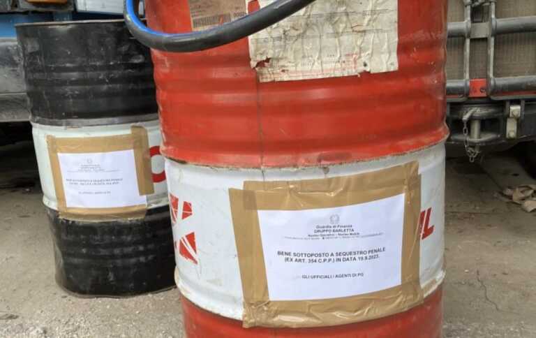 Gasolio agricolo utilizzato da privati cittadini: sequestrati più di 1.620 litri nella Bat – VIDEO