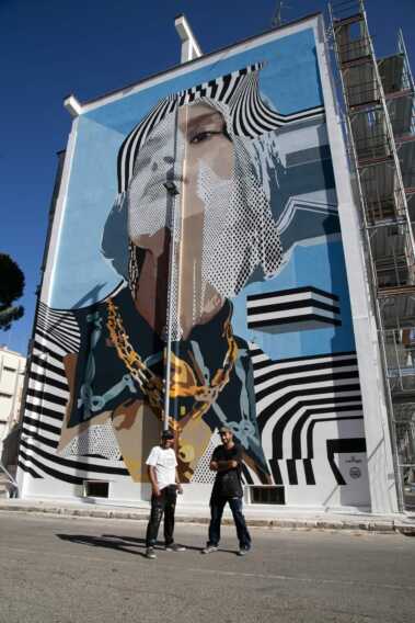 Galleria foto 'Brindisi, i quartieri Paradiso e Perrino rinascono con case, biblioteche e murales' - foto 1