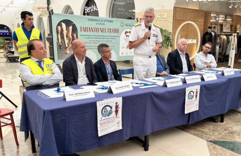 Torna “Taranto nel cuore”: festa di sport e solidarietà tra le bellezze cittadine