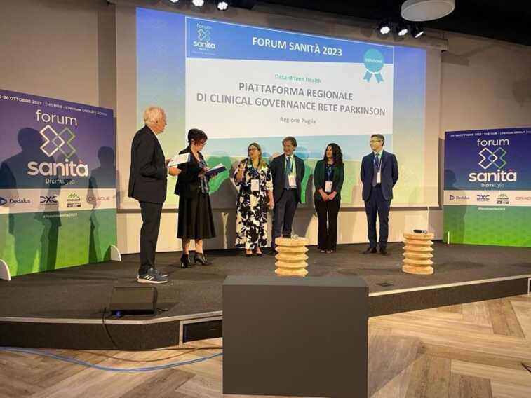 Forum Sanità, la Puglia premiata per la piattaforma di assistenza ai pazienti con Parkinson