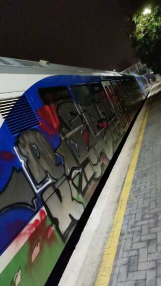Galleria foto 'Imbrattano treni delle Fal a Matera, beccati 4 writers. L’azienda: «Chiederemo i danni»' - foto 1